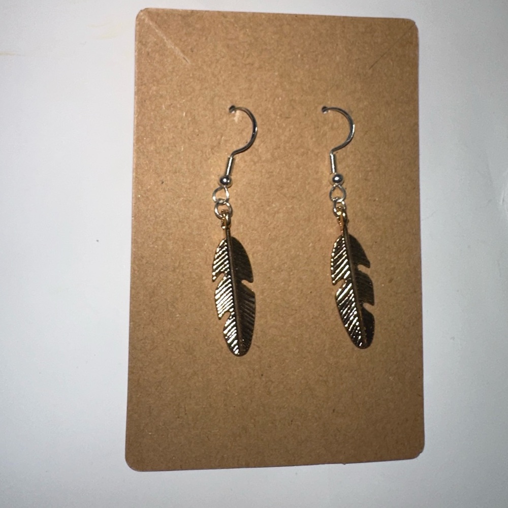 Random Drop Earring Pair Handmade - Picture 2 of 8